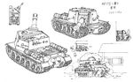  earasensha greyscale ground_vehicle isu-152 military military_vehicle monochrome motor_vehicle no_humans original self-propelled_gun tank turretless_tank 