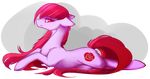  alphaaquilae cutie_mark equine eyelashes fan_character female feral fur hair hooves lying mammal my_little_pony pink_hair solo tears white_fur 