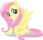  2017 alpha_channel blue_eyes cutie_mark equine feathered_wings feathers female feral fluttershy_(mlp) friendship_is_magic hair hi_res looking_at_viewer mammal my_little_pony pegasus pink_hair shutterflyeqd simple_background smile solo spread_wings transparent_background wings yellow_feathers 