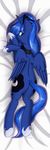  2017 blue_eyes blue_feathers blue_fur blue_hair cosmic_hair crown cutie_mark dakimakura_design equine feathered_wings feathers female feral friendship_is_magic fur hair horn jewelry looking_at_viewer mammal my_little_pony necklace princess_luna_(mlp) solo stargazer winged_unicorn wings 