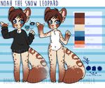  anthro clothed clothing feline honesty_(artist) male mammal model_sheet nipples nude solo standing watermark 