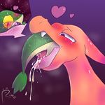  &lt;3 2017 blush charizard cum cum_in_mouth cum_inside cumshot digital_media_(artwork) dragon ejaculation male mammal nintendo open_mouth orgasm penis pok&eacute;mon rime_the_vixen ryona saliva scalie snivy teeth tongue tongue_out video_games vore 