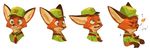  anthro canine cat78952 clothed clothing disney fox fur male mammal nick_wilde orange_fur uniform young zootopia 