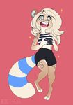 anthro camera chibi clothed clothing feline female mammal open_mouth puccaruu smile solo starry_eyes 