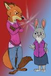  2017 anthro bonnie_hopps canine clothing disney female fox fur lagomorph mammal mrs_wilde otakurec37 rabbit ziegelzeig zootopia 