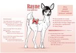  &lt;3 anus bow cervine deer english_text female feral fur looking_at_viewer mammal model_sheet nude pussy raised_tail rayne_(silberschatten) silberschatten solo text white_fur 
