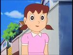  1girl animated animated_gif brown_hair doraemon legs minamoto_shizuka panties skirt underwear wind 