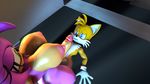  2017 3d_(artwork) amy_rose anal anal_penetration anthro areola balls big_breasts breasts canine comic dickgirl dickgirl/male digital_media_(artwork) duo erect_nipples erection fox hedgehog huge_breasts intersex intersex/male lowkeydiag male mammal miles_prower nipples nude penetration penis sex sonic_(series) 