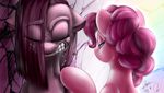  2017 crying earth_pony equine female feral friendship_is_magic hair horse mammal my_little_pony phuocthiencreation pink_hair pinkamena_(mlp) pinkie_pie_(mlp) pony smile solo tears 