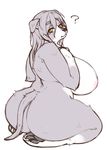  amad_no_moto anthro big_breasts big_butt blush breasts butt canine dog female huge_breasts huge_butt mammal 