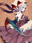  hat red_eyes remilia_scarlet solo touhou tsuneaki_(dosnan) wings 