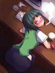  bad_id bad_pixiv_id blush breath drunk highres idolmaster idolmaster_(classic) idolmaster_2 looking_back mole mole_under_mouth natsu_(anta_tte_hitoha) otonashi_kotori sigh solo 