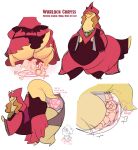 anthro buttsharb chryss_(buttsharb) clothing demon demonic dragon duo female femboy fish forced horn hybrid magic magic_circle magic_user magical_amulet magical_binding male marine mythological_creature mythological_scalie mythology occult_symbol panties panties_bulge pentagram pentagram_lingerie portal_panties red_clothing red_hood red_robe robe scalie shark summoning summoning_circle symbol thinking_with_portals thunder_thresh_(squiddy62) trapped_in_clothing trapped_in_panties underwear upside_down_pentagram