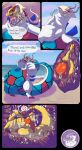 absurd_res avian belly bodily_fluids comic crown dialogue dominant dominant_female endo fem female generation_2_pokemon headgear hi_res king legendary legendary_pokemon lugia male nintendo original_character pokemon pokemon_(species) pouting queen royalty ruler safe_vore saliva vore