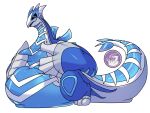 avian belly chub_(disambiguation) dragon feathers future_pokemon generation_2_pokemon generation_9_pokemon hi_res hybrid legendary legendary_pokemon lugia machine male miraidon mythological_creature mythological_scalie mythology nintendo overweight paradox_pokemon pokemon pokemon_(species) robot robotic scalie slightly_chubby squish wings
