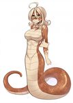  anthro breasts featureless_breasts female hair iwbitu looking_at_viewer naga nude reptile scalie snake solo 