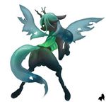  butt changeling cheap-sheep equine friendship_is_magic looking_at_viewer looking_back mammal my_little_pony nude queen_chrysalis_(mlp) teats wings 