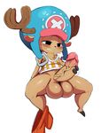  anthro antlers balls big_balls big_penis blush cervine erection handjob hat horn huge_balls humanoid_penis male mammal masturbation one_piece penis reindeer sex simple_background sssonic2 tony_tony_chopper vein veiny_penis 