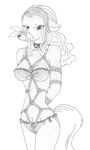  anthro bra canine clothing dog female limpurtikles mammal panties simple_background solo underwear wanda_(one_piece) white_background 