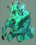 2016 abs armpits balls biceps cheshirebacon colored cute digital_drawing_(artwork) digital_media_(artwork) duo embrace empty_eyes equine erection eye_contact fire front_view ghost green_background green_balls green_body green_eyes green_fire green_nipples green_penis green_theme grope handjob hecarim_(lol) horse humanoid league_of_legends light male male/male mammal manly mask mostly_nude muscular muscular_male navel nipples open_mouth open_smile pecs penis quads serratus sex shaded short_tail simple_background smile spectre spirit taur thresh toony undead vein veiny_penis video_games 