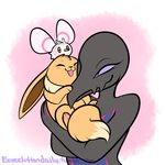  arthropod blush cutiefly eevee eeveelutiondaily hug insect lizard nintendo pok&eacute;mon reptile salazzle scalie video_games 