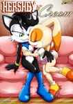 anthro bbmbbf breasts cat clothing cream_the_rabbit feline female hershey_the_cat lagomorph licking mammal mobius_unleashed nipples oral palcomix rabbit sonic_(series) tongue tongue_out young 