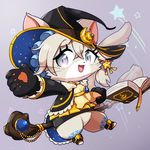  artist_request cat cat_busters furry grey_eyes grey_hair witch_hat 
