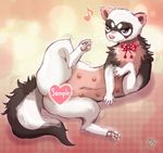 artist_request censored ferret furry heart_censor multiple_nipples purple_eyes 