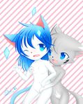  blush canine cat crystaltail feline female female/female fox kemono mammal nude pussy 