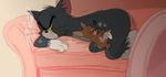  2017 atori cat feline fur jerry_(tom_&amp;_jerry) lying male mammal mouse rodent sex sofa tom_(tom_&amp;_jerry) tom_and_jerry 