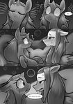  bath brother bubble comic dialogue english_text equine fan_character female feral grey_background hair hexuas horn incest male mammal my_little_pony nude pegasus pokegirl sibling simple_background sister sketchy_skylar steam text unicorn water wet_hair wings 