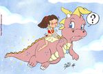  ? blush cassie_(dragon_tales) dragon dragon_tales dyel75 female human mammal shaking shivering 