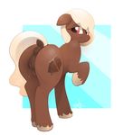  2017 absurd_res anatomically_correct anatomically_correct_pussy animal_genitalia animal_pussy anus braddo butt clitoris cutie_mark dock earth_pony equine equine_pussy fan_character female feral hair hi_res horse looking_at_viewer mammal my_little_pony pony pussy pussy_juice smile solo 