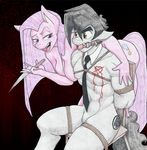  2016 abs absurd_res anthro ball_gag bdsm blood bondage bound breasts cutie_mark equine female flicker-show friendship_is_magic gag hi_res horse knife laceration male mammal muscular my_little_pony nude pinkamena_(mlp) pinkie_pie_(mlp) pony rope rope_bondage 