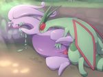  duo female flygon goodra kajinchu lying male male/female nintendo on_side outside penetration penis pok&eacute;mon pussy slime sloppy_sideways vaginal vaginal_penetration video_games 