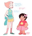  bow cartoon_network female girly male pearl_(steven_universe) princessharumi simple_background slightly_chubby steven_quartz_universe steven_universe tutu 