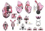  anger_vein arthropod butterfly concept_art hair insect legless nintendo official_art pink_hair pok&eacute;mon sleeping tapu_lele video_games 