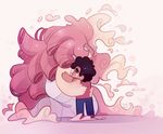  cartoon_network cloud crying cute female hug human hybrid larger_female male mammal mother mother_and_son parent sad size_difference smaller_male son steven_quartz_universe steven_universe tears 