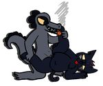  bea_(nitw) black_fur cat chest_tuft cigarette crocodilian feline female female/female flat_chested fur grin illustratedinsanity low_res mae_(nitw) mammal night_in_the_woods pubes pussy reptile scalie sex slightly_chubby smile smoking tongue tongue_out tribadism tuft whiskers 