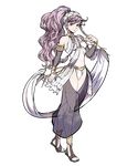  anklet armlet bare_shoulders braid breasts fire_emblem fire_emblem:_kakusei fire_emblem_heroes full_body gloves hairband highres jewelry long_hair looking_at_viewer medium_breasts midriff navel official_art olivia_(fire_emblem) pink_hair ponytail purple_eyes sandals see-through solo standing transparent_background twin_braids 