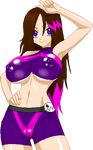  1girl breasts erect_nipples huge_breasts looking_at_viewer pixel_art warner 