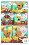  buneary cart comic flirting masterploxy melee_weapon nintendo pawniard pok&eacute;mon pokemon_trainer_8 roleplay sword tyrogue video_games weapon 