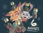  2017 anthro canine clothed clothing disney duo female fox fur judy_hopps lagomorph long_ears male mammal nick_wilde rabbit sendraxmon zootopia 