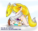  acchan blackwargreymon digimon renamon rika_nonaka 