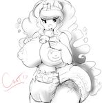  anthro areola big_breasts breasts cresent diaper equine female friendship_is_magic horse mammal my_little_pony nipples pony princess_luna_(mlp) solo 