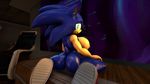  2017 3d_(artwork) anthro areola big_breasts big_butt breasts butt crossgender digital_media_(artwork) erect_nipples female hedgehog lowkeydiag mammal nipples nude solo sonic_(series) sonic_the_hedgehog 