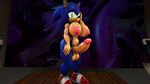  2017 3d_(artwork) anthro areola balls big_breasts breasts dickgirl digital_media_(artwork) erect_nipples erection hedgehog intersex lowkeydiag mammal navel nipples nude penis solo sonic_(series) sonic_the_hedgehog 