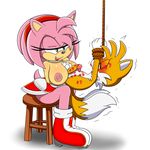  2017 amy_rose anthro areola big_breasts breasts canine digitaldomain123 duo erect_nipples erection female fox hedgehog kiss_mark male mammal miles_prower nipples penis sex smile sonic_(series) titfuck 