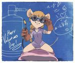  anthro blonde_hair blowtorch braided_hair chip_&#039;n_dale_rescue_rangers clothing disney eyewear female gadget_hackwrench gloves goggles hair mammal mouse panties rodent schematic science_fox solo underwear 