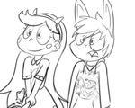  2017 anthro clothed clothing digital_media_(artwork) duo female hair human lagomorph male mammal pokefound rabbit star_butterfly star_vs._the_forces_of_evil young 